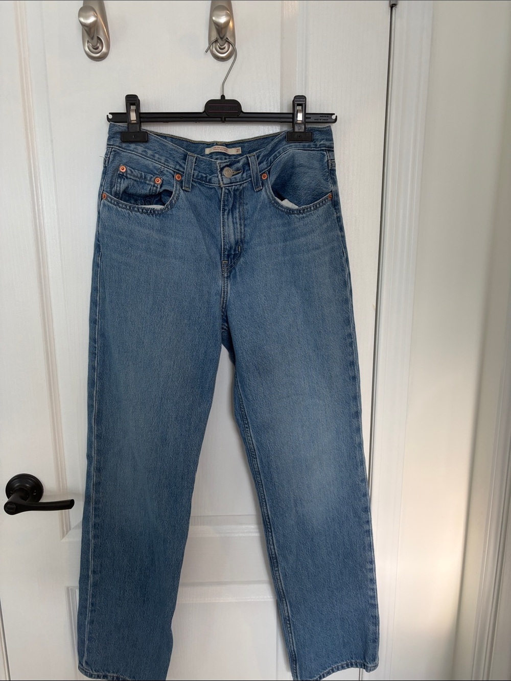 Levi's Straight-Leg Medium Blue Women's Jeans